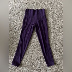 Athleta Salution Stash 7/8 Tight - Purple- Size XS